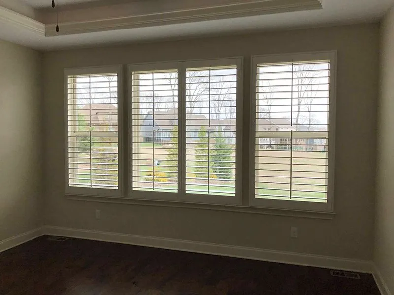 BlueHouse window treatment and interior