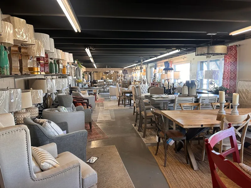 Furniture and window-treatment showroom